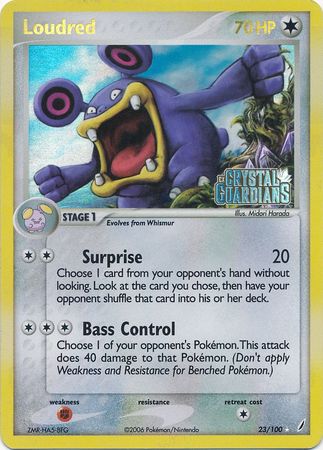 Loudred  (EX Crystal Guardians Nintendo)